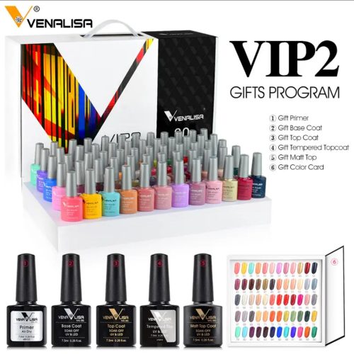 Venalisa VIP2 UV/LED Gél Lakk szett (60 szín)